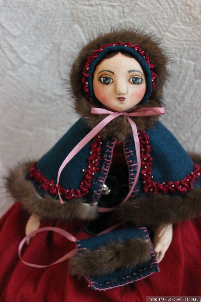 Новогодние радости — Авторские куклы в антикварном стиле: будуарные