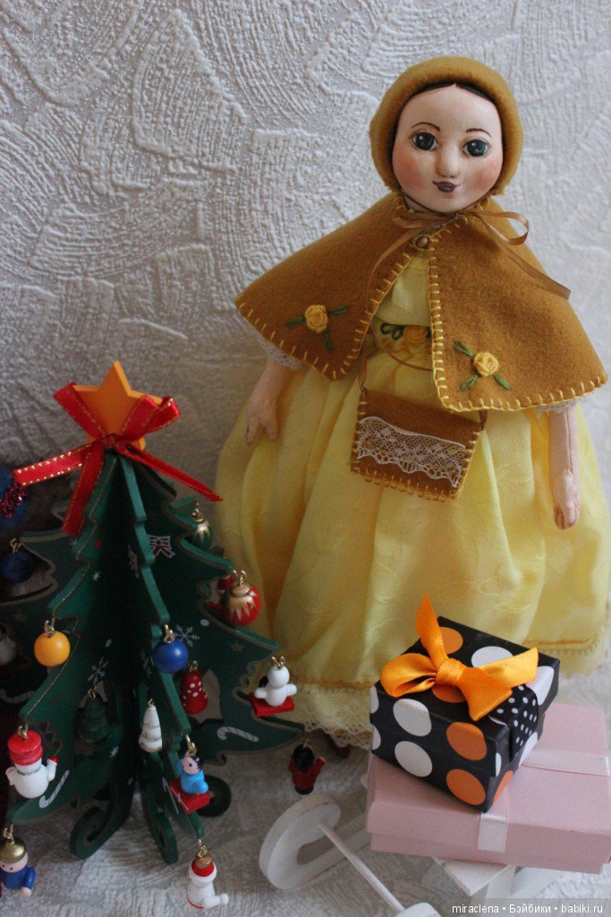 Новогодние радости — Авторские куклы в антикварном стиле: будуарные