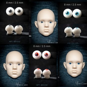Каталог глаз для BJD/БЖД кукол 8/3мм