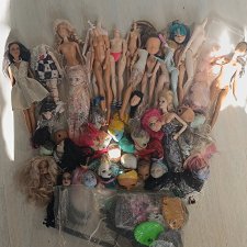 Огромный лот кукол для репейнта