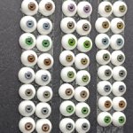 Глаза для БЖД кукол  с размытой радужкой 8/3мм