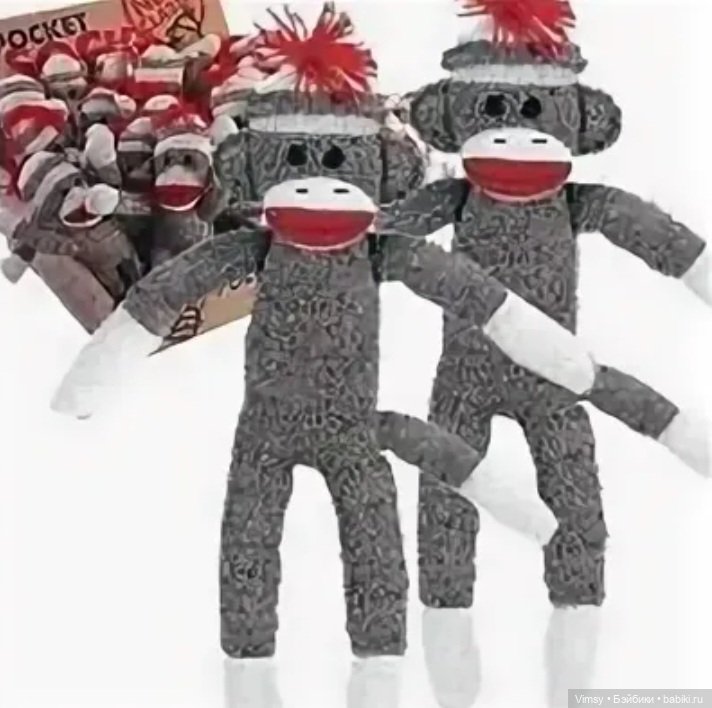 Обезьянка Sock Monkey — Авторские украшения и аксессуары для кукол: фото (фото 5)