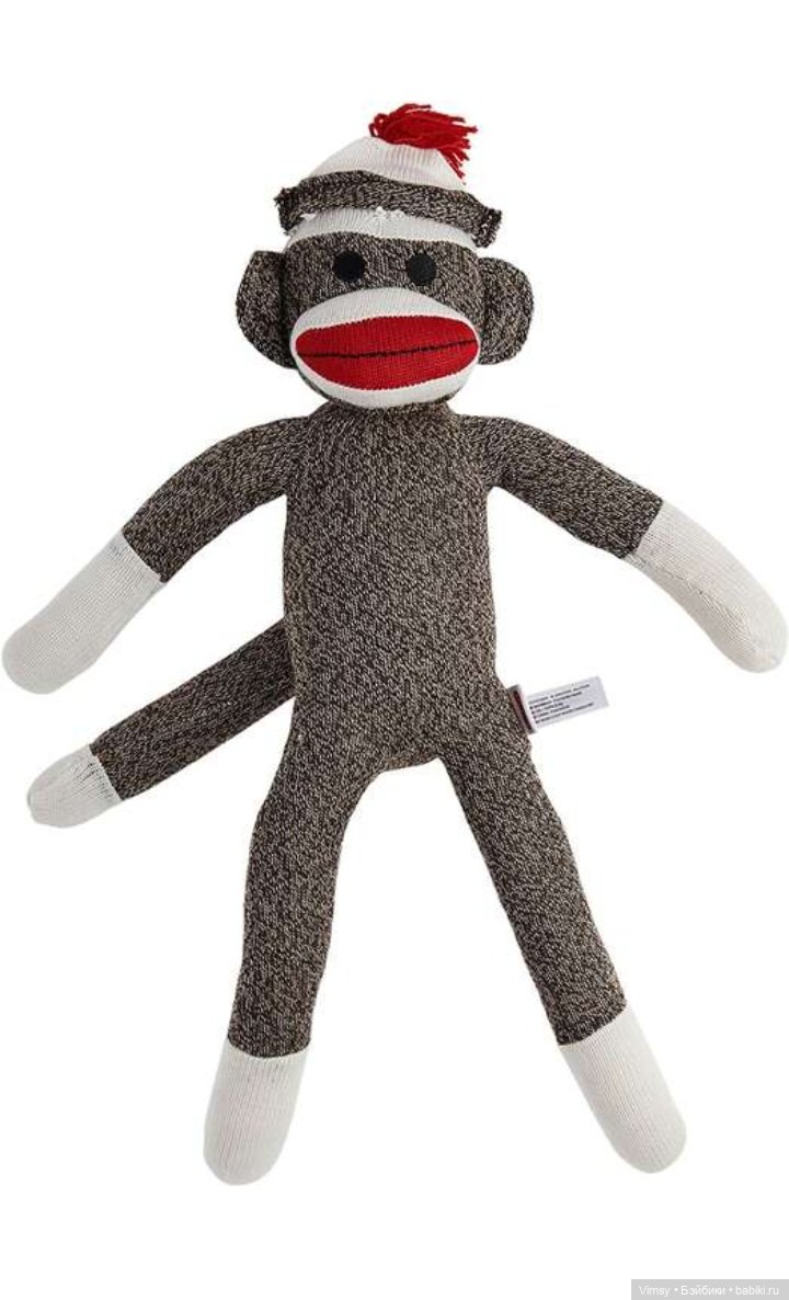 Обезьянка Sock Monkey — Авторские украшения и аксессуары для кукол: фото
