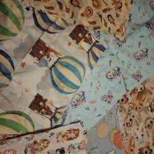 Одним лотом со скидкой! Новые отрезы тканей, хлопок и вельвет, разных размеров