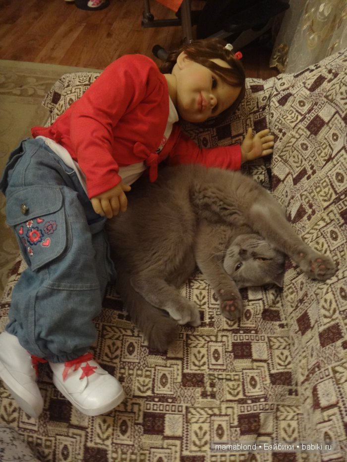 Как мы мешали спать коту. По следам конкурса " Кукла и питомец"