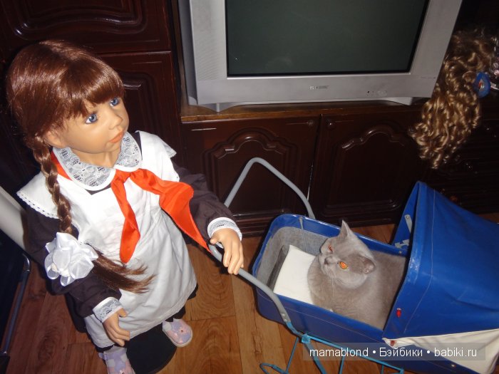 Как мы мешали спать коту. По следам конкурса " Кукла и питомец"