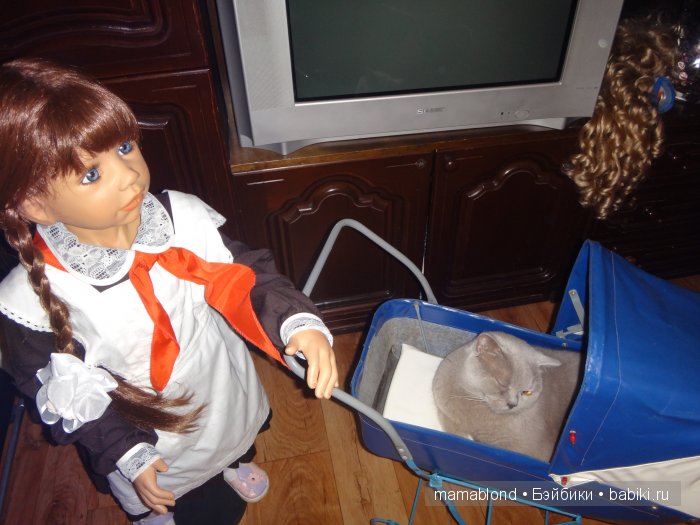 Как мы мешали спать коту. По следам конкурса " Кукла и питомец"