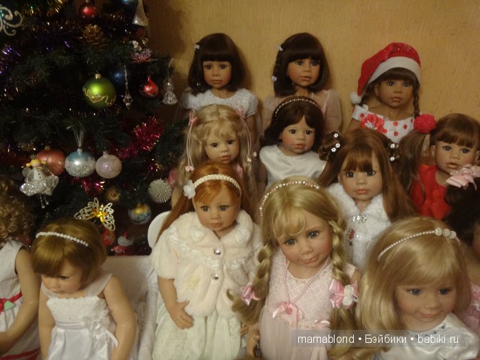 С Новым годом — Куклы Monika Levenig и Monika Peter