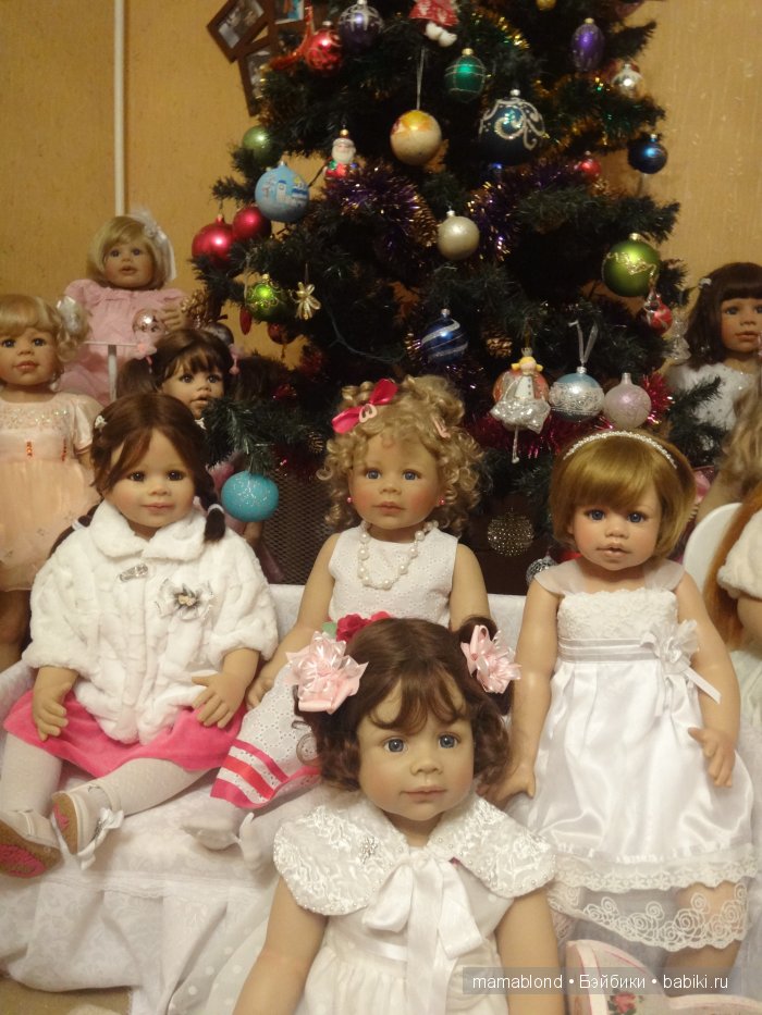 С Новым годом — Куклы Monika Levenig и Monika Peter