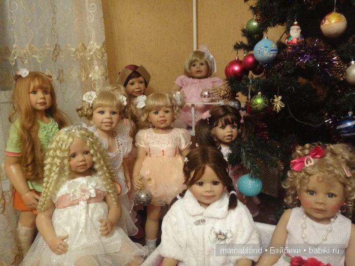 С Новым годом — Куклы Monika Levenig и Monika Peter