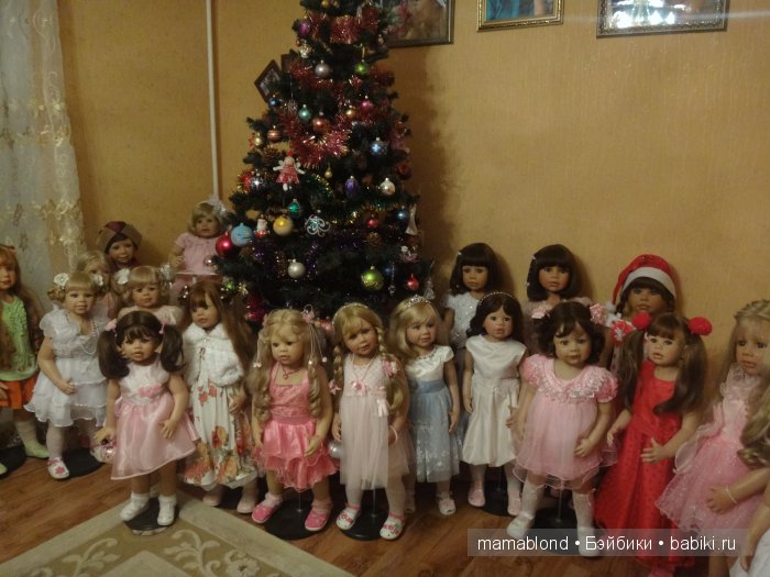 С Новым годом — Куклы Monika Levenig и Monika Peter