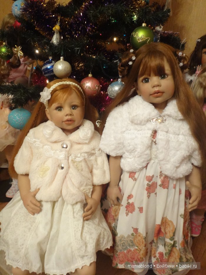 С Новым годом — Куклы Monika Levenig и Monika Peter