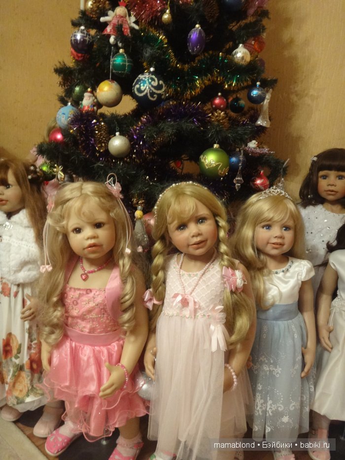 С Новым годом — Куклы Monika Levenig и Monika Peter