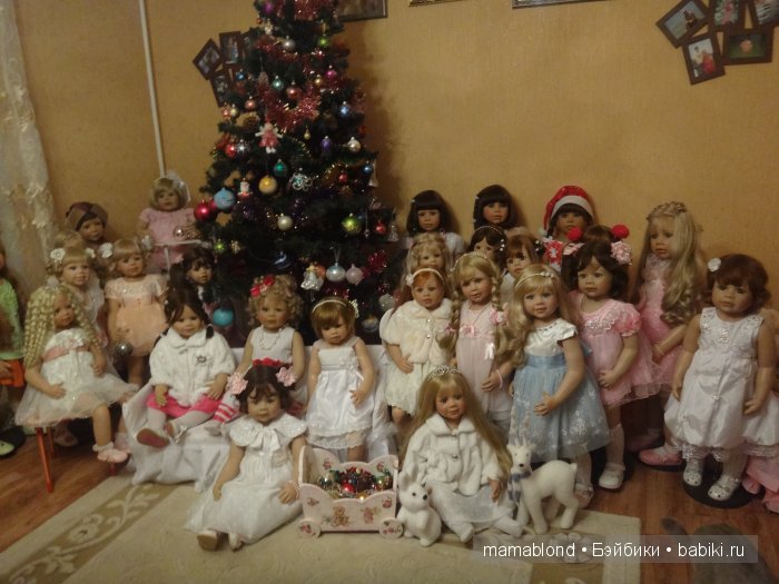 С Новым годом — Куклы Monika Levenig и Monika Peter