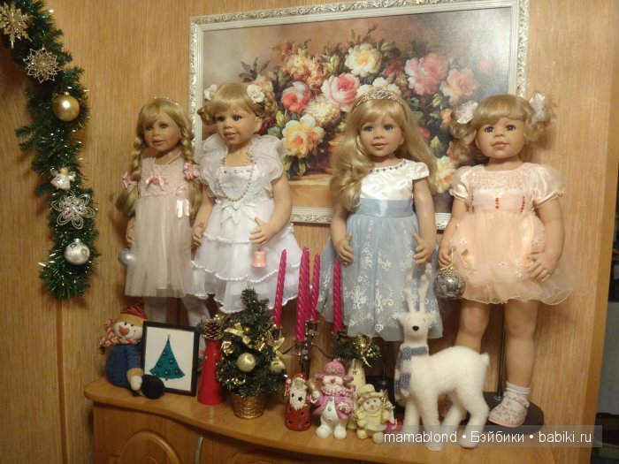 С Новым годом — Куклы Monika Levenig и Monika Peter
