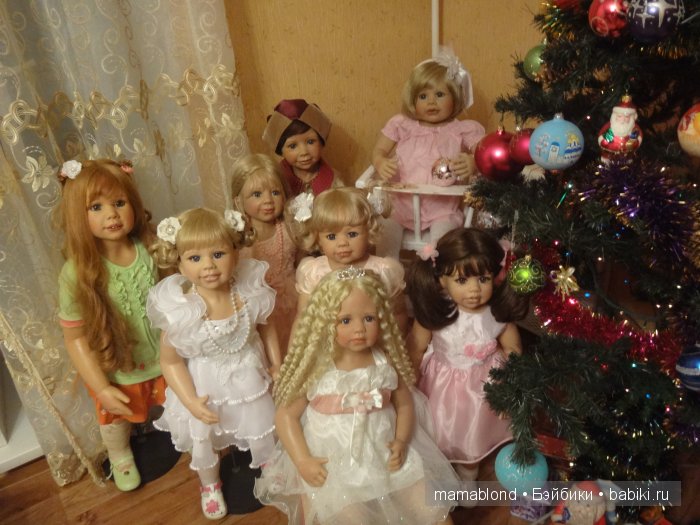 С Новым годом — Куклы Monika Levenig и Monika Peter
