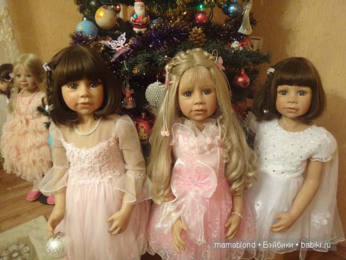 С Новым годом — Куклы Monika Levenig и Monika Peter
