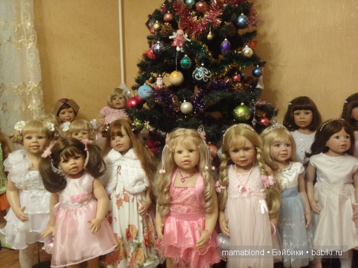 С Новым годом — Куклы Monika Levenig и Monika Peter
