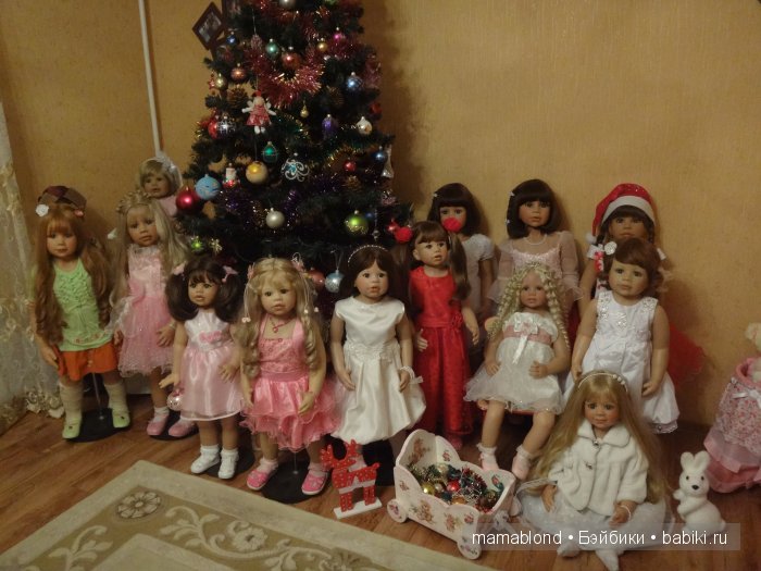 С Новым годом — Куклы Monika Levenig и Monika Peter
