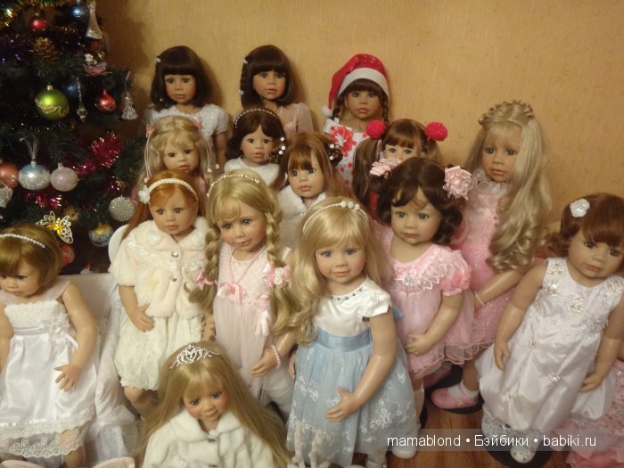 С Новым годом — Куклы Monika Levenig и Monika Peter