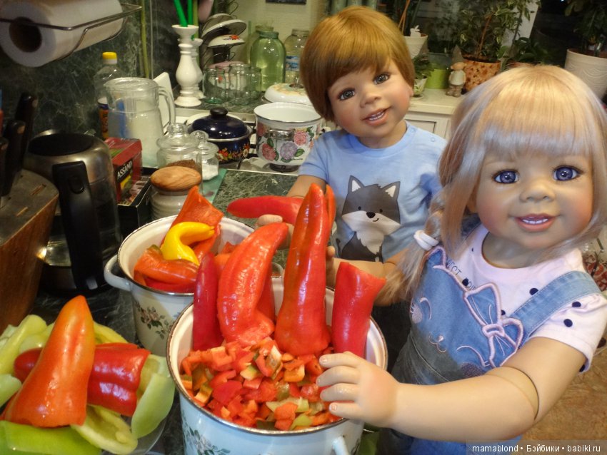 Как мы делали лечо или куклы на кухне (фото 5)