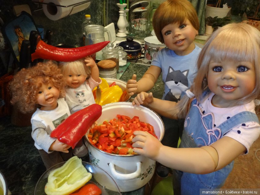 Как мы делали лечо или куклы на кухне (фото 6)