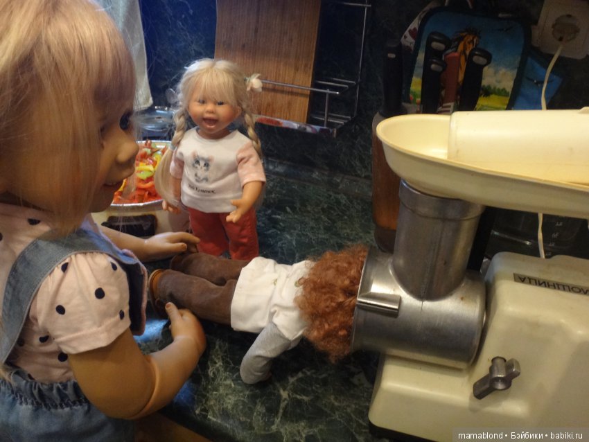 Как мы делали лечо или куклы на кухне