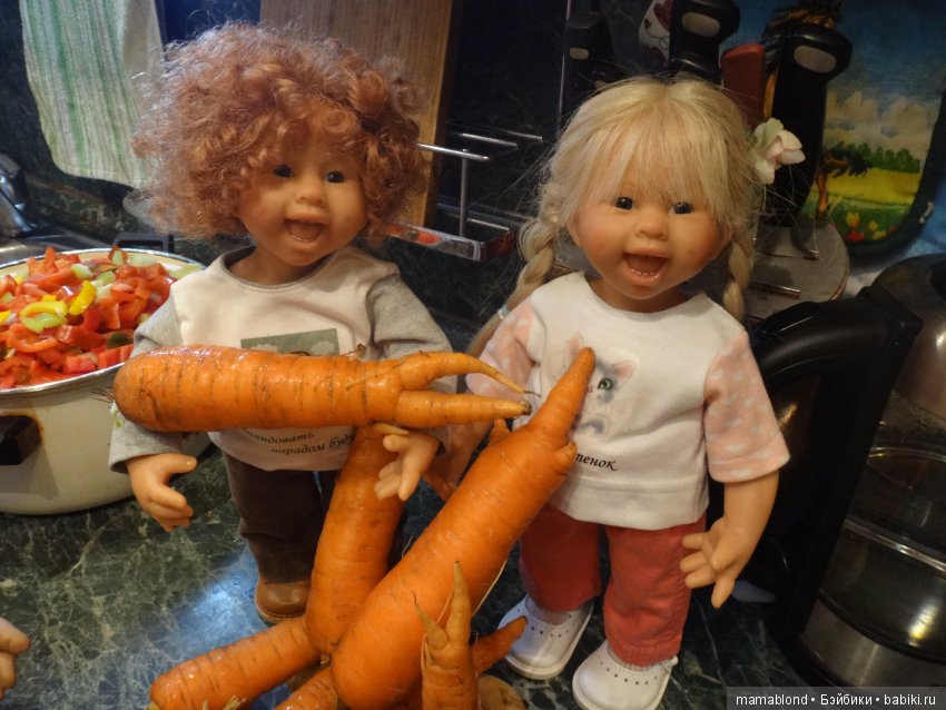 Как мы делали лечо или куклы на кухне