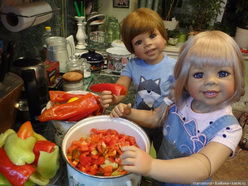 Как мы делали лечо или куклы на кухне (фото 4)