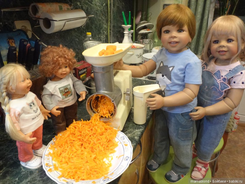 Как мы делали лечо или куклы на кухне