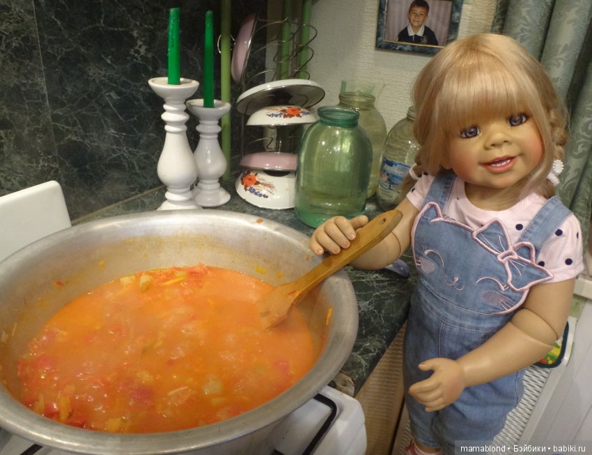 Как мы делали лечо или куклы на кухне