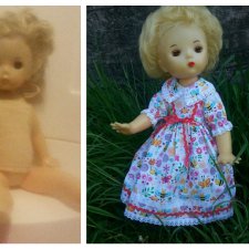 Ремонт глаз советской кукле