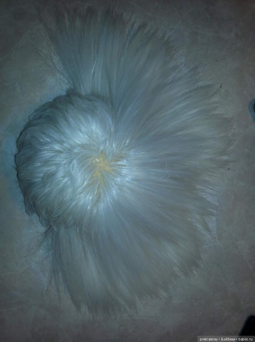 Прошивка волос кукле СССР (фото 9)