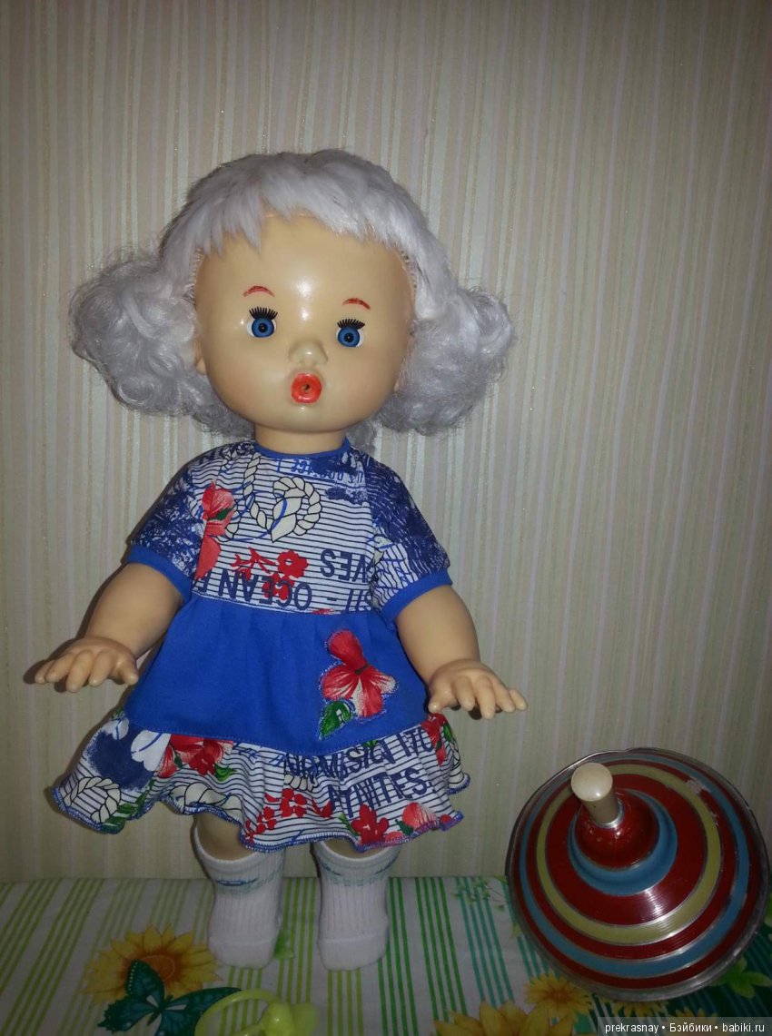 Прошивка волос кукле СССР