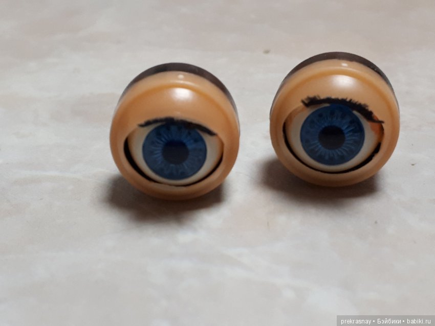 Выход всегда есть, ремонт глаз кукле СССР (фото 3)