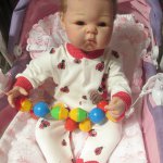 Милая щекастик реборн Пэрис