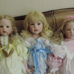Куклы Хильдегард Гюнцель: Мелоди, Хармони и Кортни