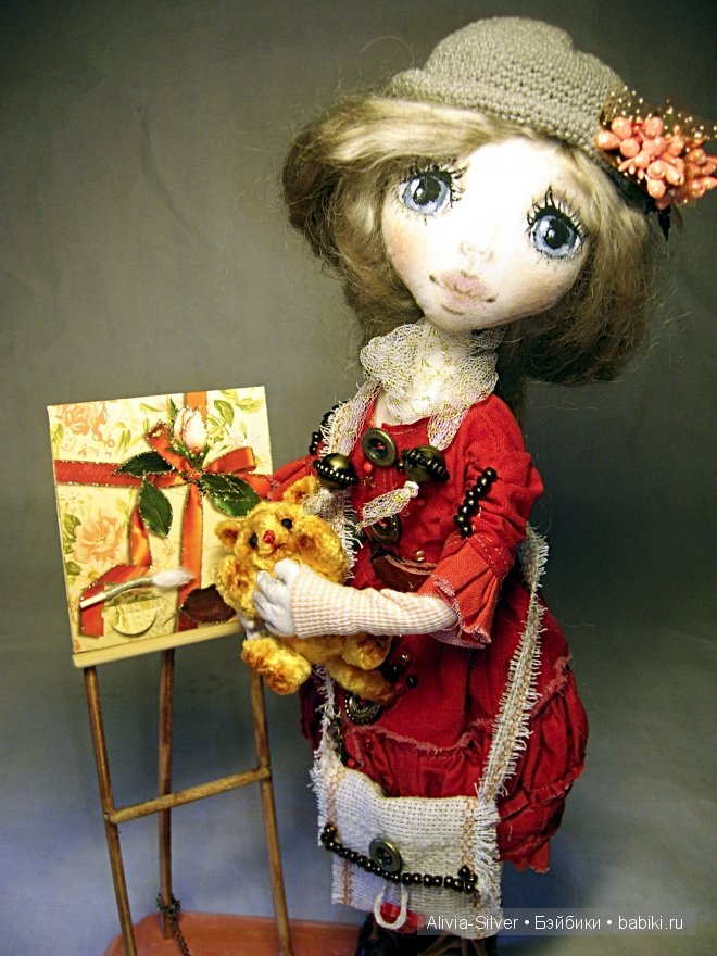 Несколько моих текстильных куколок (фото 6)