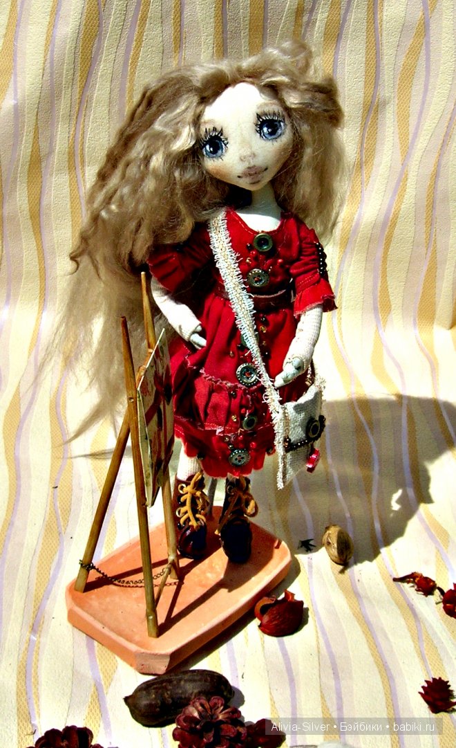 Несколько моих текстильных куколок (фото 5)