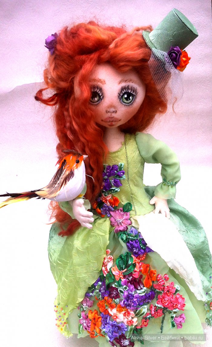 Авторские куколки из ткани Шкарбановой Анны