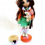 Авторские куколки из ткани Шкарбановой Анны