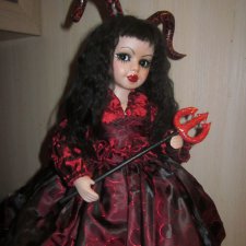 Переделка фарфоровой куклы