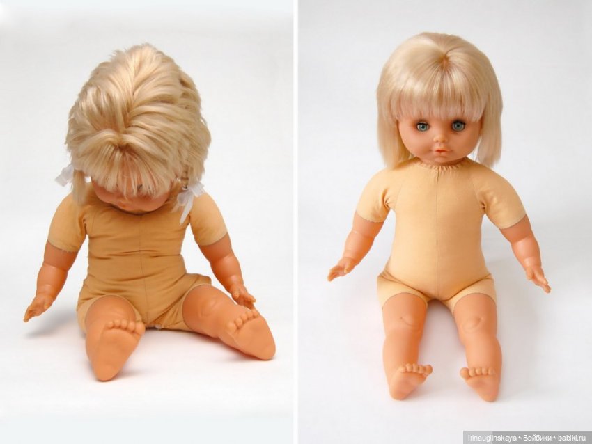 Ремонт винтажной немецкой куклы