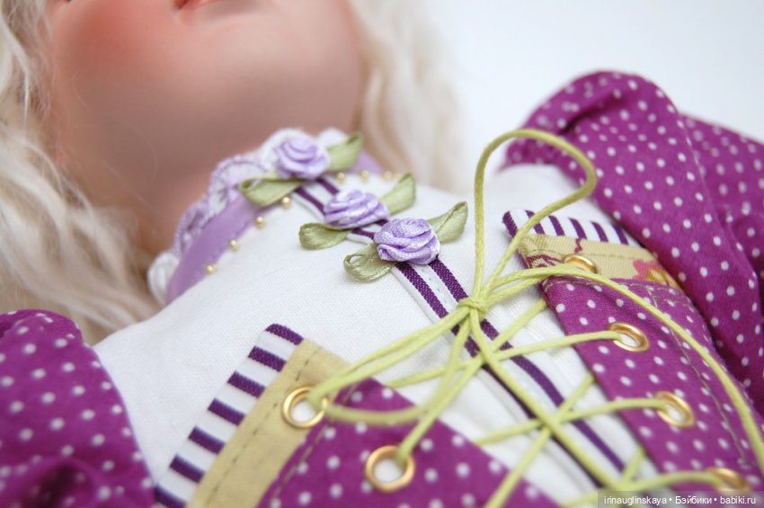 Переделка фарфоровой куклы или как многотиражку превратить в единственную и неповторимую (фото 4)