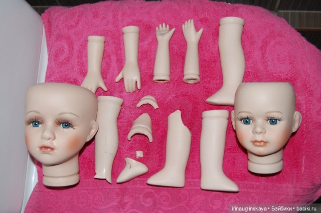 История со счастливым концом. Переделка и ремонт фарфоровой куклы (фото 4)