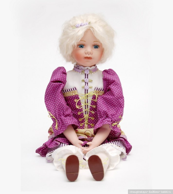 Переделка фарфоровой куклы или как многотиражку превратить в единственную и неповторимую (фото 8)