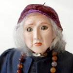 Фарфоровая кукла. Милая, добрая бабушка авторская кукла из фарфора