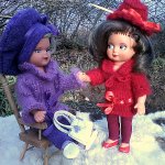 "Нора и Элеонора", интервью со знаменитостью, в духе Диброва (продолжение темы "Воскрешение Людмилы"). Куклы ГДР 60-70гг