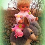 Вот какая "няша" у меня Дуняша! Пупсы ГДР