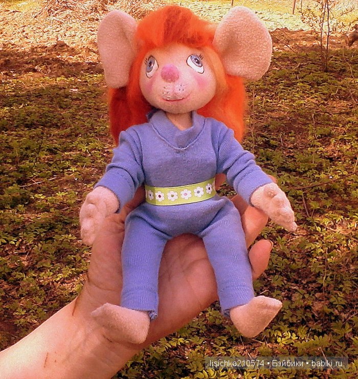 Гайка спешит на помощь! Авторская текстильная кукла из мультика "Чип и Дейл спешат на помощь" (фото 7)